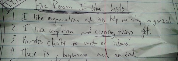 Permalink to I Like Lists