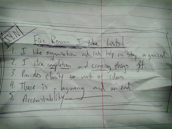 I Like Lists
